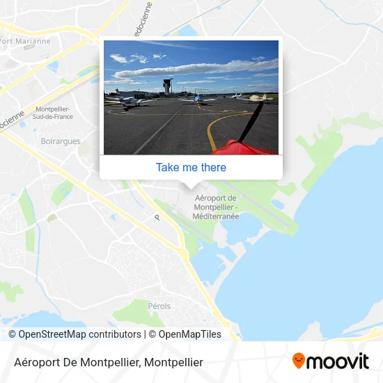 Aéroport De Montpellier map