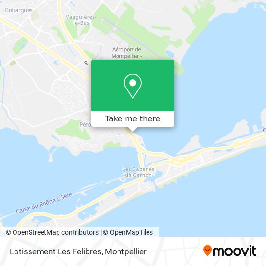 Lotissement Les Felibres map