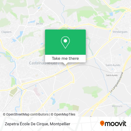Zepetra École De Cirque map