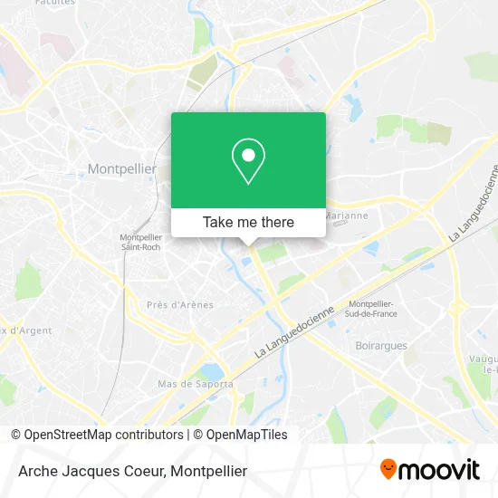 Arche Jacques Coeur map