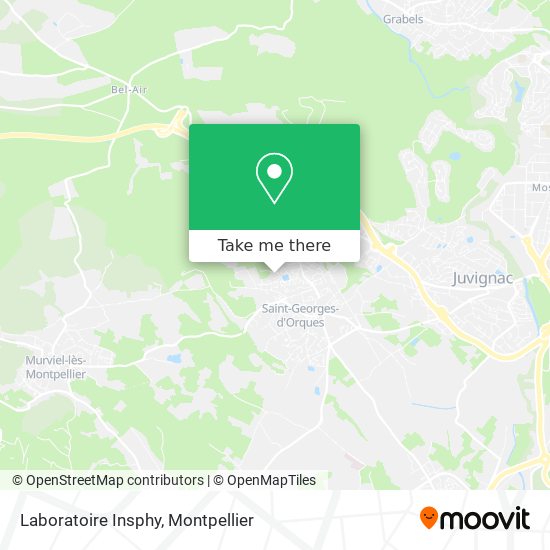 Laboratoire Insphy map