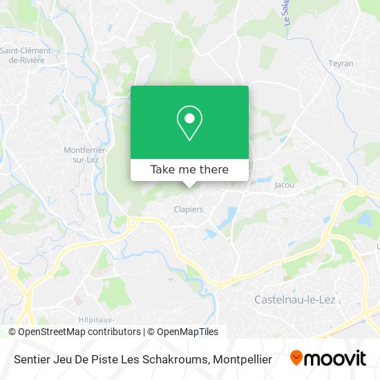 Sentier Jeu De Piste Les Schakroums map