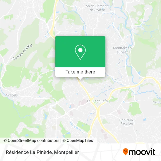 Résidence La Pinède map