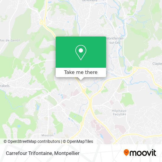 Carrefour Trifontaine map