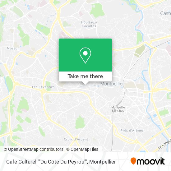 Café Culturel ""Du Côté Du Peyrou"" map