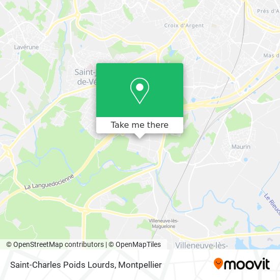 Saint-Charles Poids Lourds map