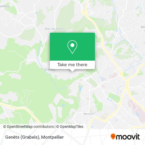 Genêts (Grabels) map