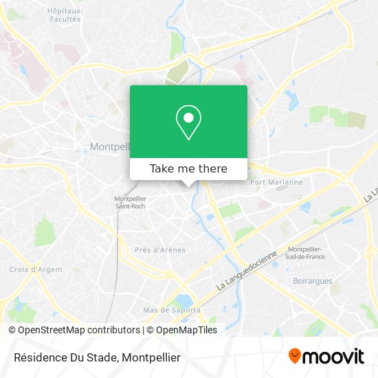 Résidence Du Stade map