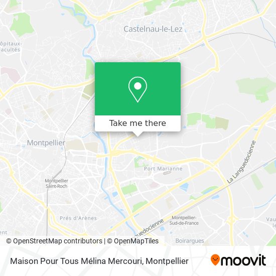 Maison Pour Tous Mélina Mercouri map