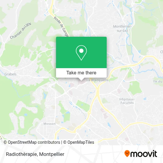 Radiothèrapie map