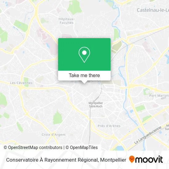 Conservatoire À Rayonnement Régional map