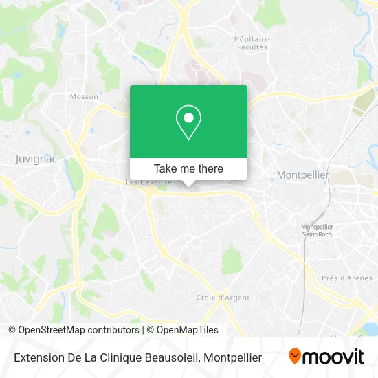 Extension De La Clinique Beausoleil map