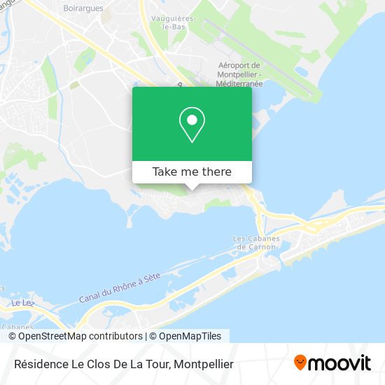 Résidence Le Clos De La Tour map