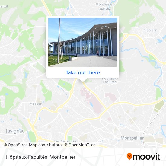 Hôpitaux-Facultés map