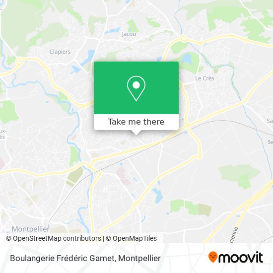 Boulangerie Frédéric Gamet map