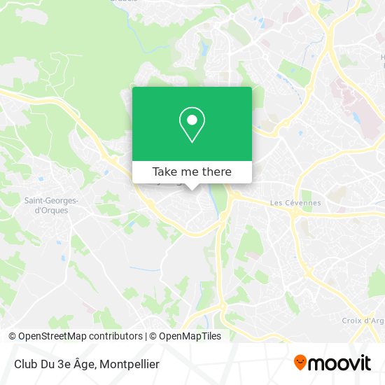 Club Du 3e Âge map