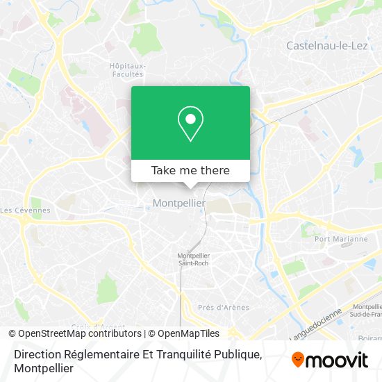 Direction Réglementaire Et Tranquilité Publique map