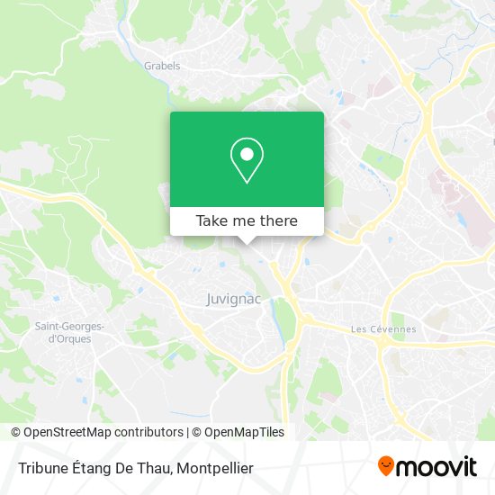 Tribune Étang De Thau map