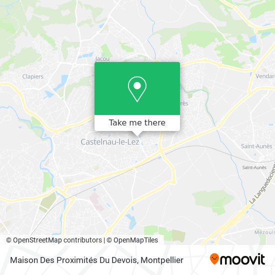 Maison Des Proximités Du Devois map