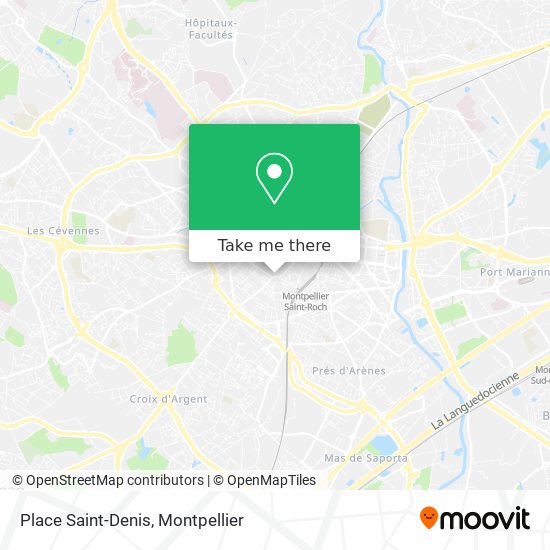 Place Saint-Denis map