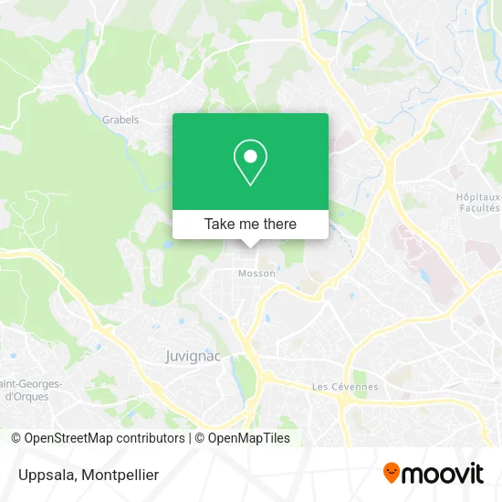 Uppsala map