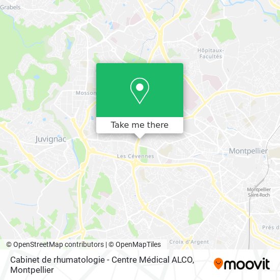 Cabinet de rhumatologie - Centre Médical ALCO map