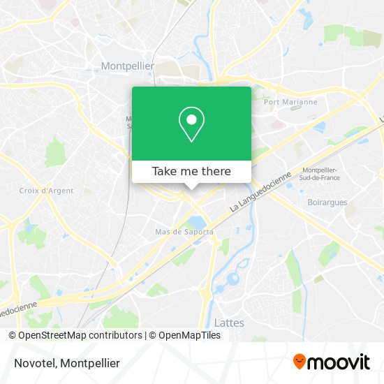 Mapa Novotel