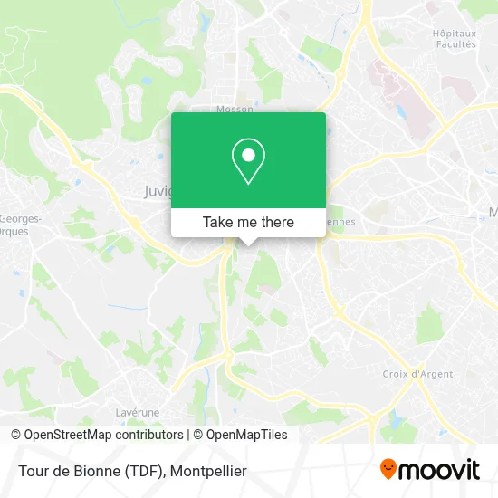 Tour de Bionne (TDF) map