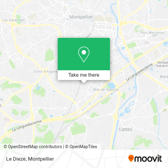 Le Dieze map