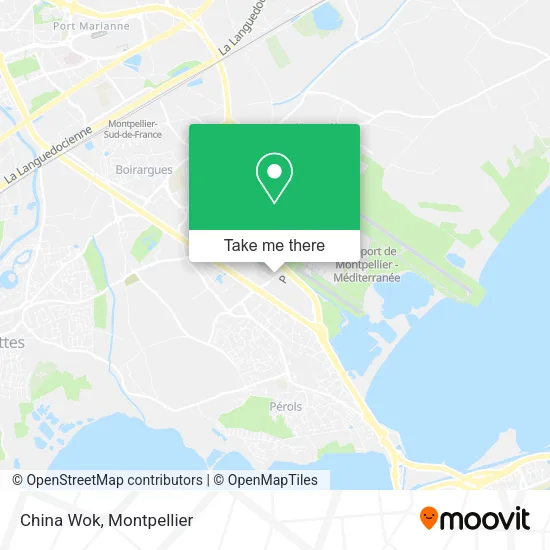 China Wok map