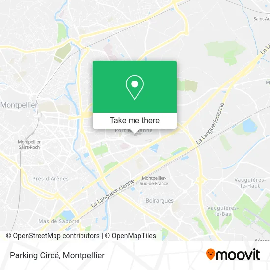 Parking Circé map