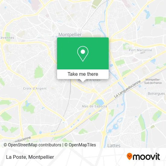 La Poste map