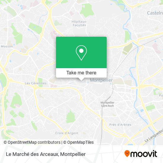Le Marché des Arceaux map