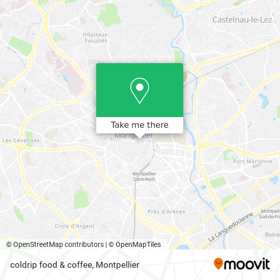 Mapa coldrip food & coffee