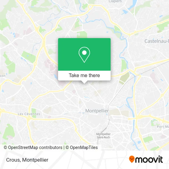 Crous map