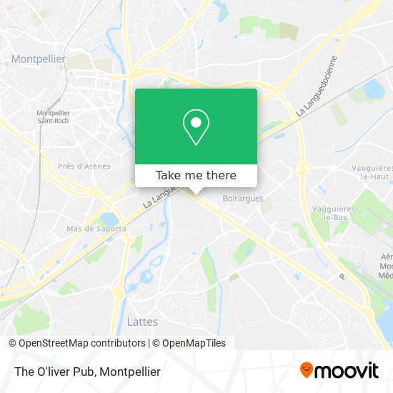 The O'liver Pub map