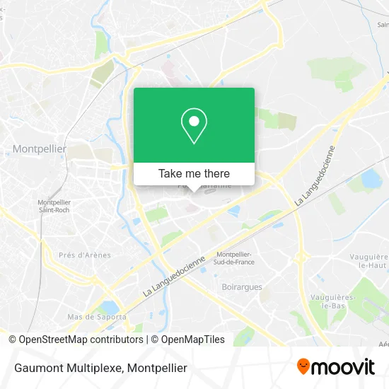 Gaumont Multiplexe map