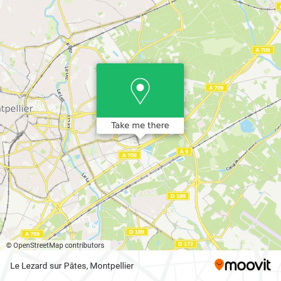 Le Lezard sur Pâtes map