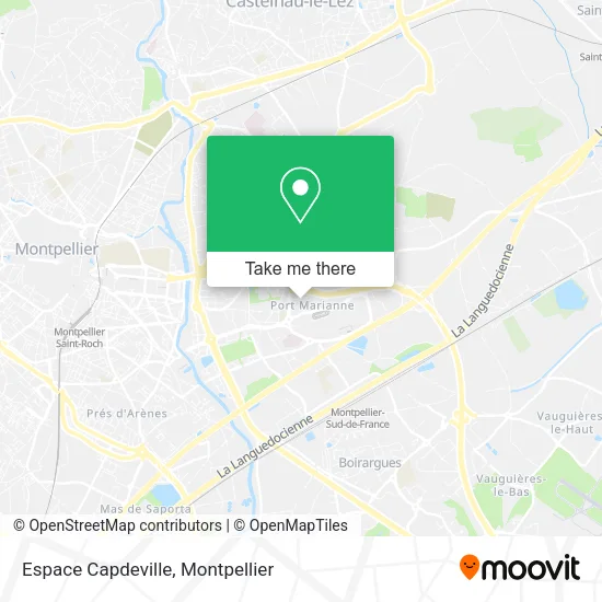 Espace Capdeville map