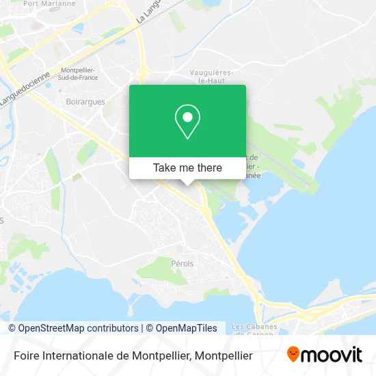 Foire Internationale de Montpellier map