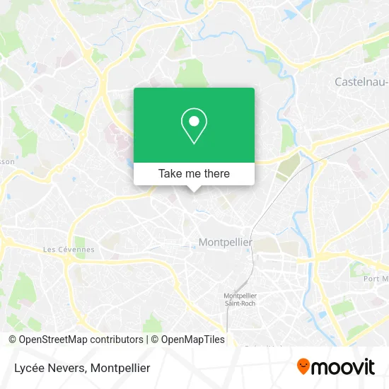 Lycée Nevers map