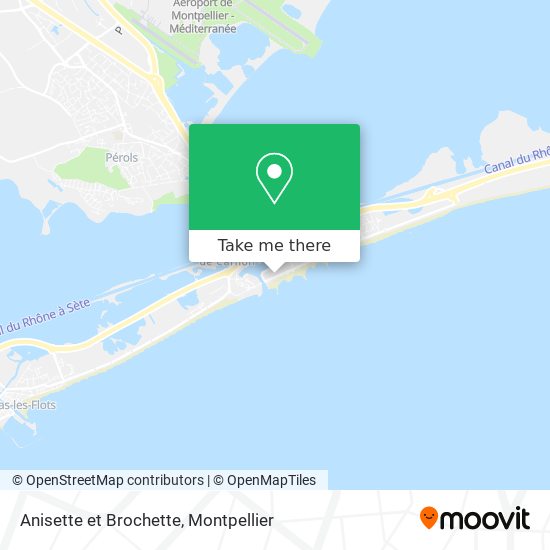 Anisette et Brochette map