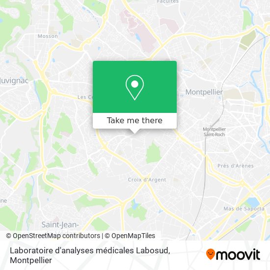 Laboratoire d'analyses médicales Labosud map