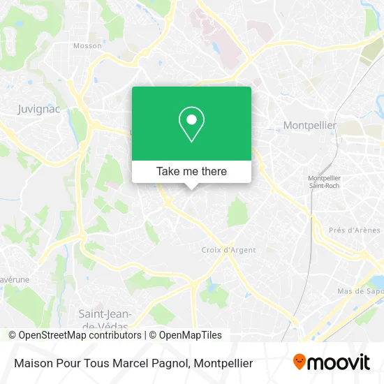 Maison Pour Tous Marcel Pagnol map
