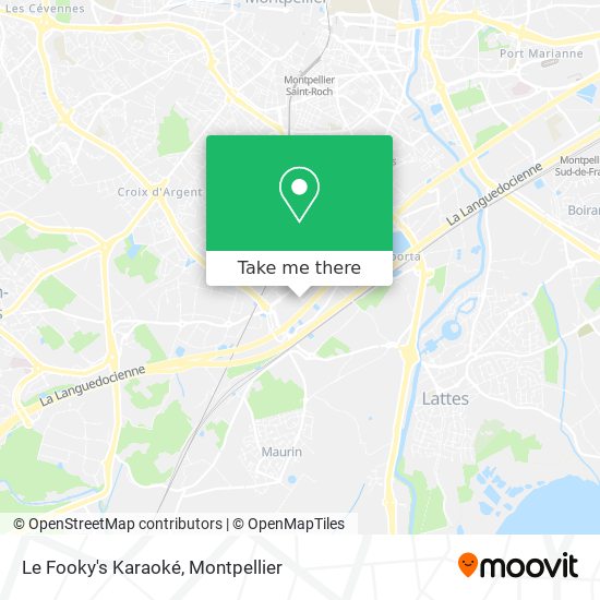 Le Fooky's Karaoké map