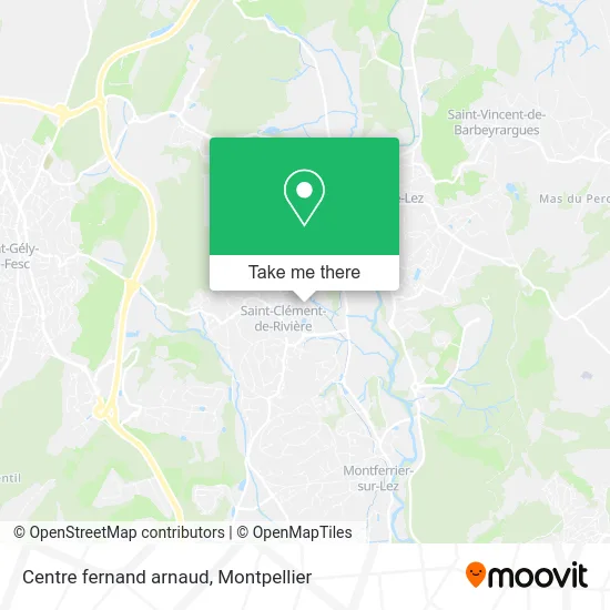 Centre fernand arnaud map