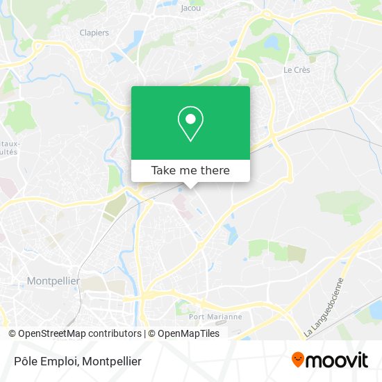 Pôle Emploi map