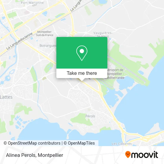 Alinea Perols map