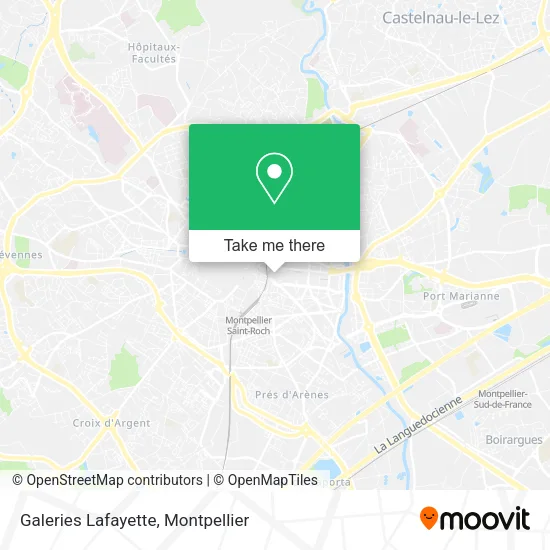 Galeries Lafayette map
