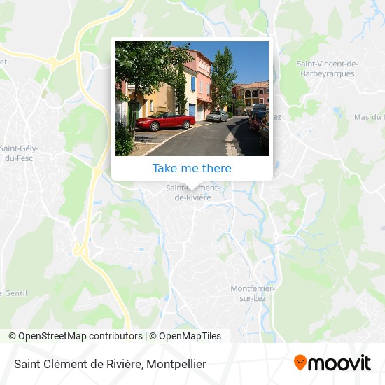 Saint Clément de Rivière map